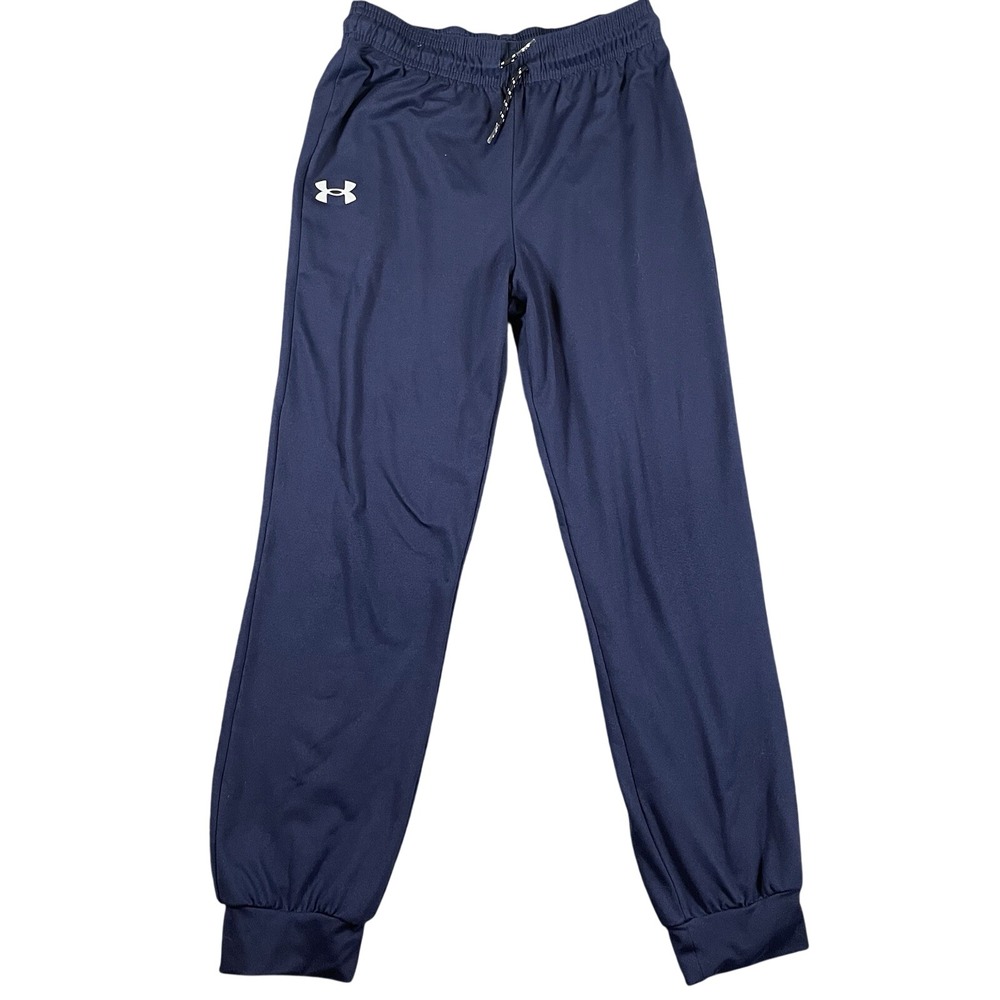Under Armour Boy's‎ Blue Jogger Pants Youth Medium Athletic Sweatpants Casual